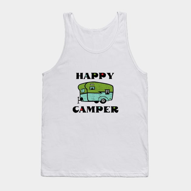 Happy Camper Tank Top by Andibird